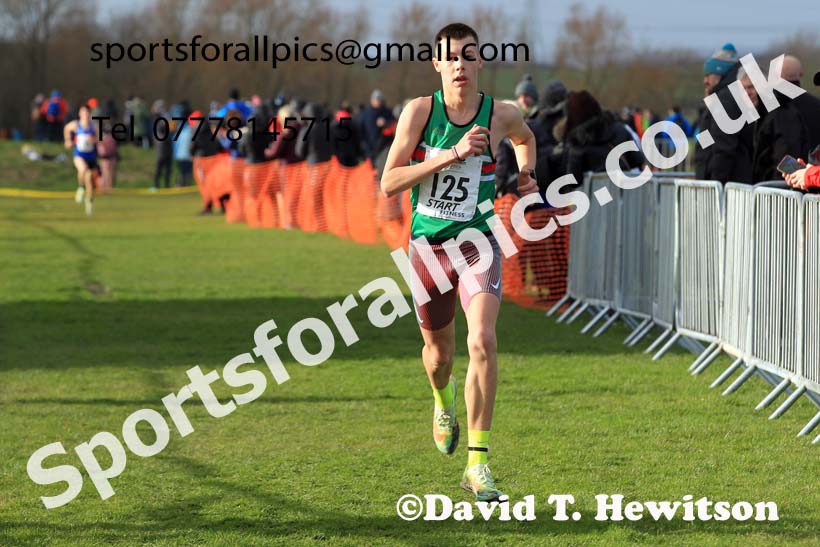 Boys under-15s 2022 Northern Cross Country Champs., Pontefract. Photo: David T. Hewitson/Sports for All Pics